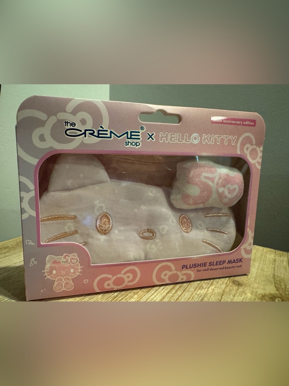 The Crème Shop x Hello Kitty Plushie Sleep Eye Mask